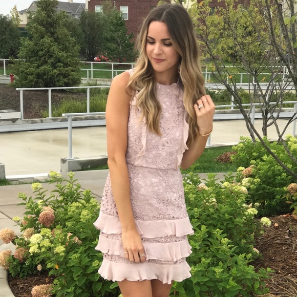 Parker Dresses & Skirts - Parker New York Blush Lace Dress